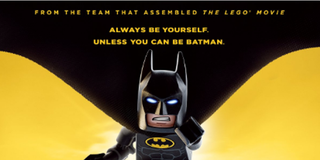 spor stenografi Indsprøjtning The Lego Batman Movie unveils a brand new film poster in honour of Batman  Day