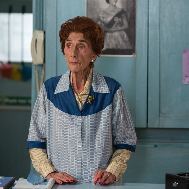 dot branning is upset after a phone call in eastenders