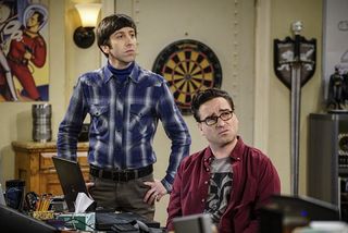 Howard Wolowitz and Leonard Hoffstadter in The Big Bang Theory 'The Military Miniaturization'