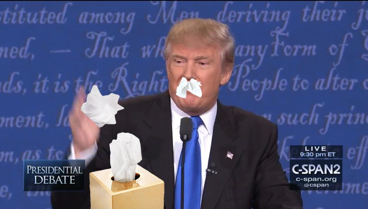 Donald Trump Debate Sniffles Sent The Internet Into Meltdown Mode