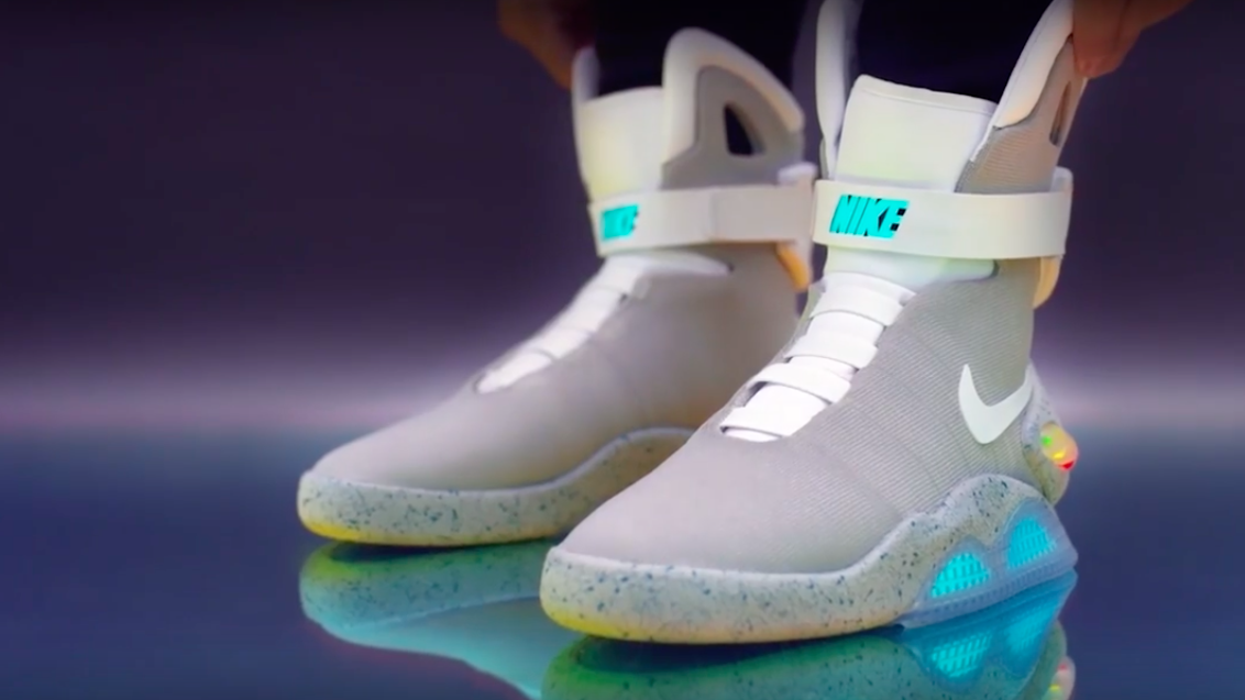 Back to the Future's self-lacing trainers FINALLY a reality