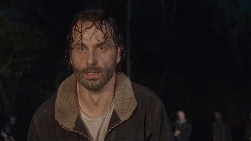 Rick Grimes in The Walking Dead s06e16, 'Last Day on Earth'