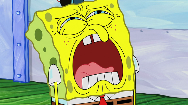Spongebob Squarepants Movie - Sad Scene (Death to the Old Spongebob Series)  on Make a GIF