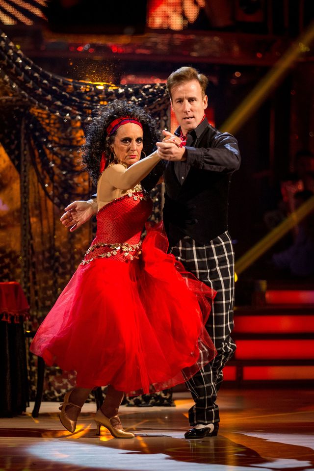 Lesley Joseph and Anton Du Beke in Strictly Come Dancing Week 5