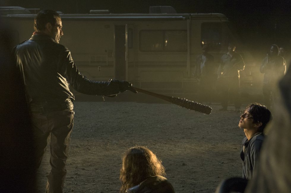 The Walking Dead season 7: Negan and Glenn