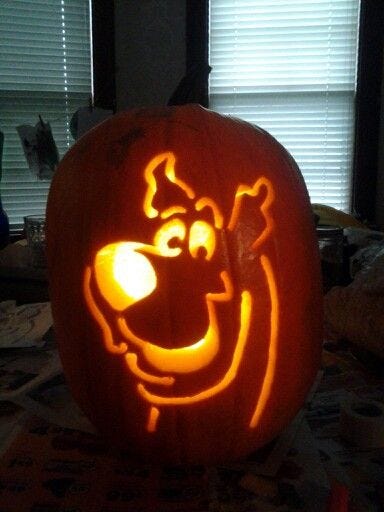 Scooby Doo Pumpkin Carving Template