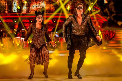 Anastacia and Brendan Cole in Strictly Come Dancing's Halloween week