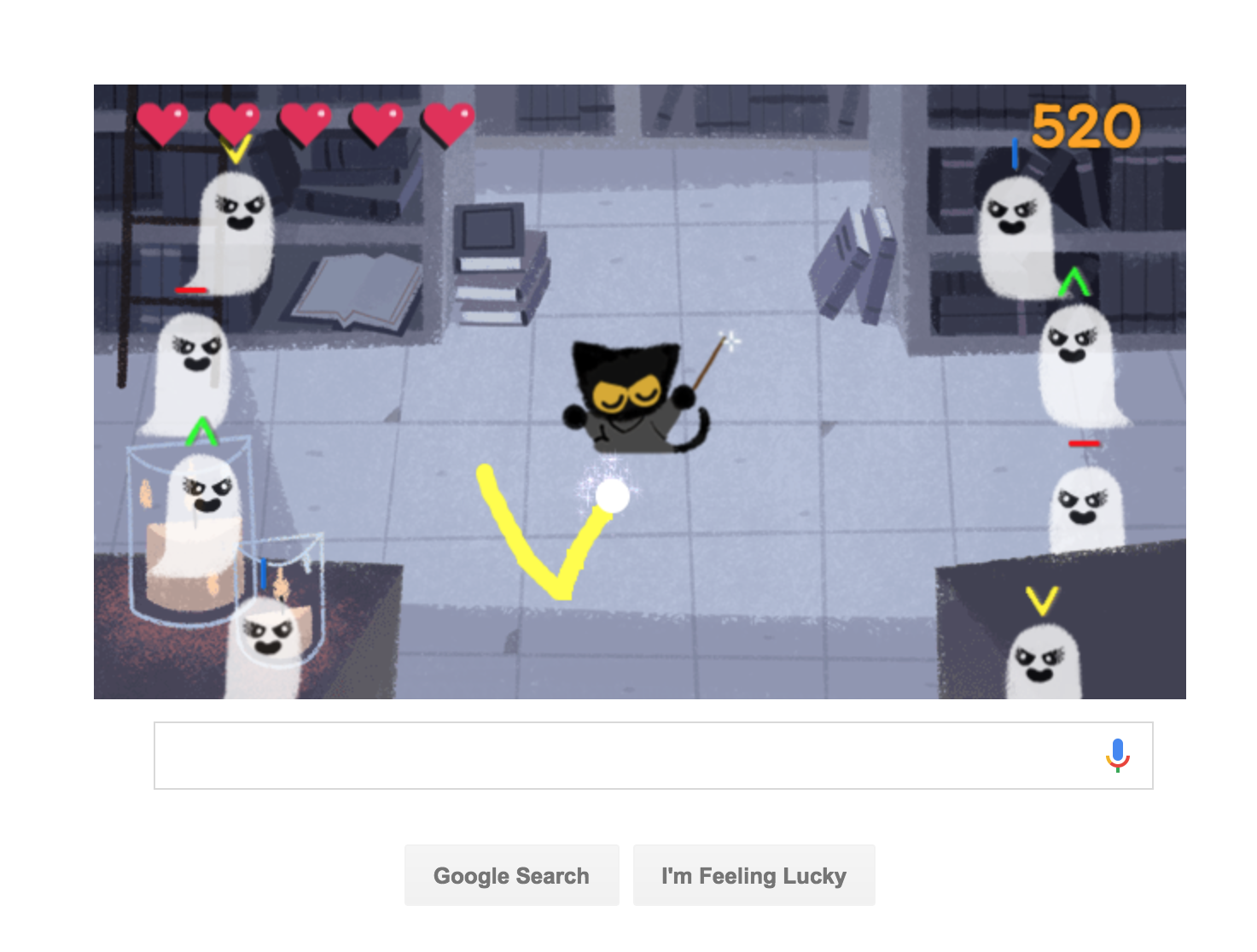 For Halloween, Google Doodle scares up addictive multiplayer game