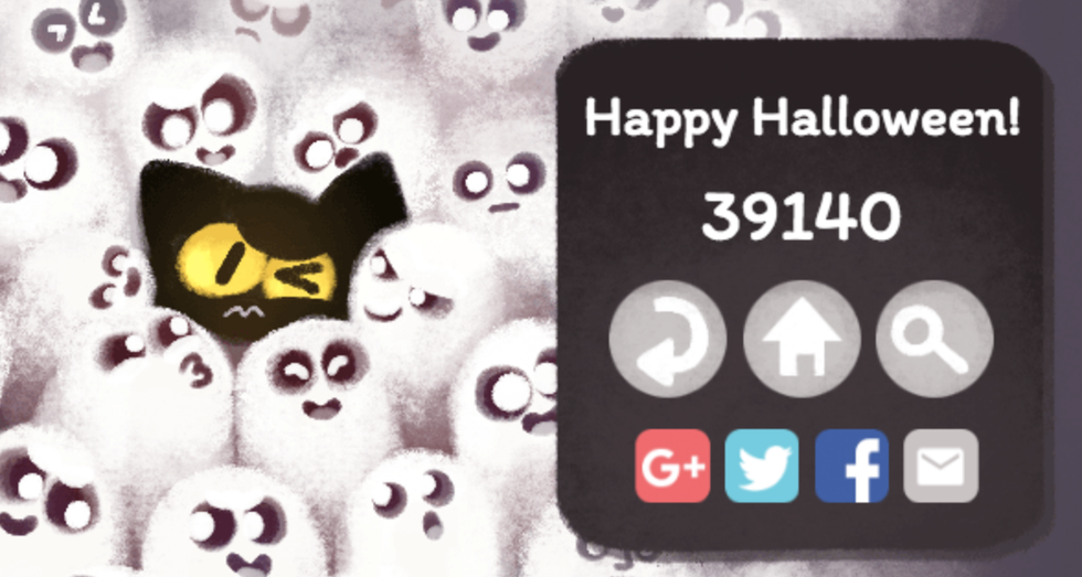 You have to play Google's addictive Halloween game