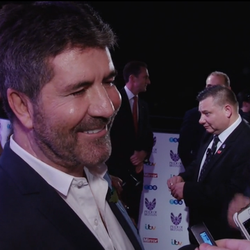 Simon Cowell talking to Digital Spy at Pride of Britain Awards