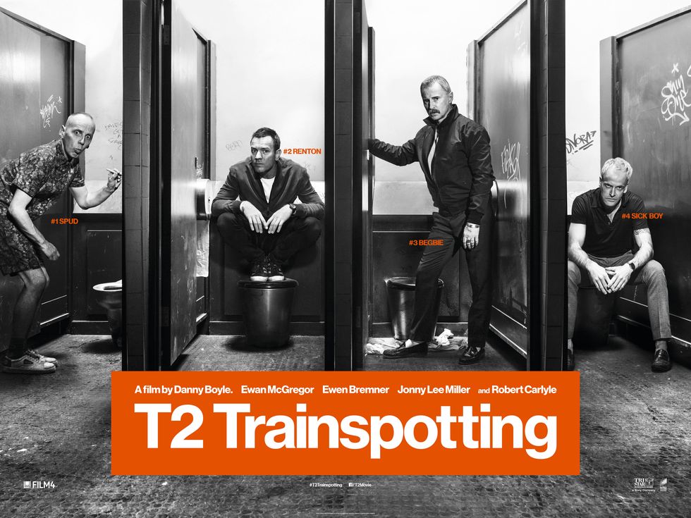 T2 Trainspotting official quad poster