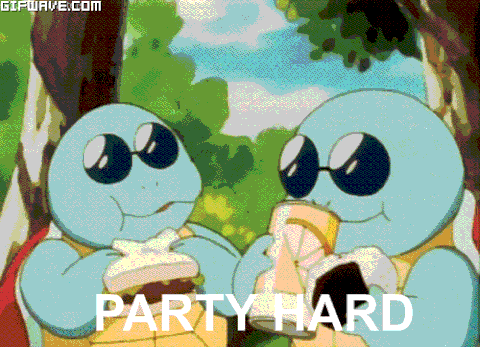 Pokemon love to party