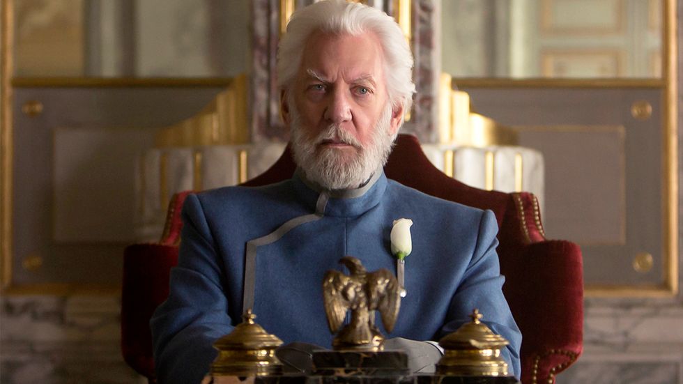 president snow in the hunger games