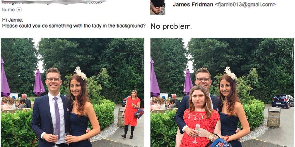 You need to check out this guy's hilarious Photoshop trolling