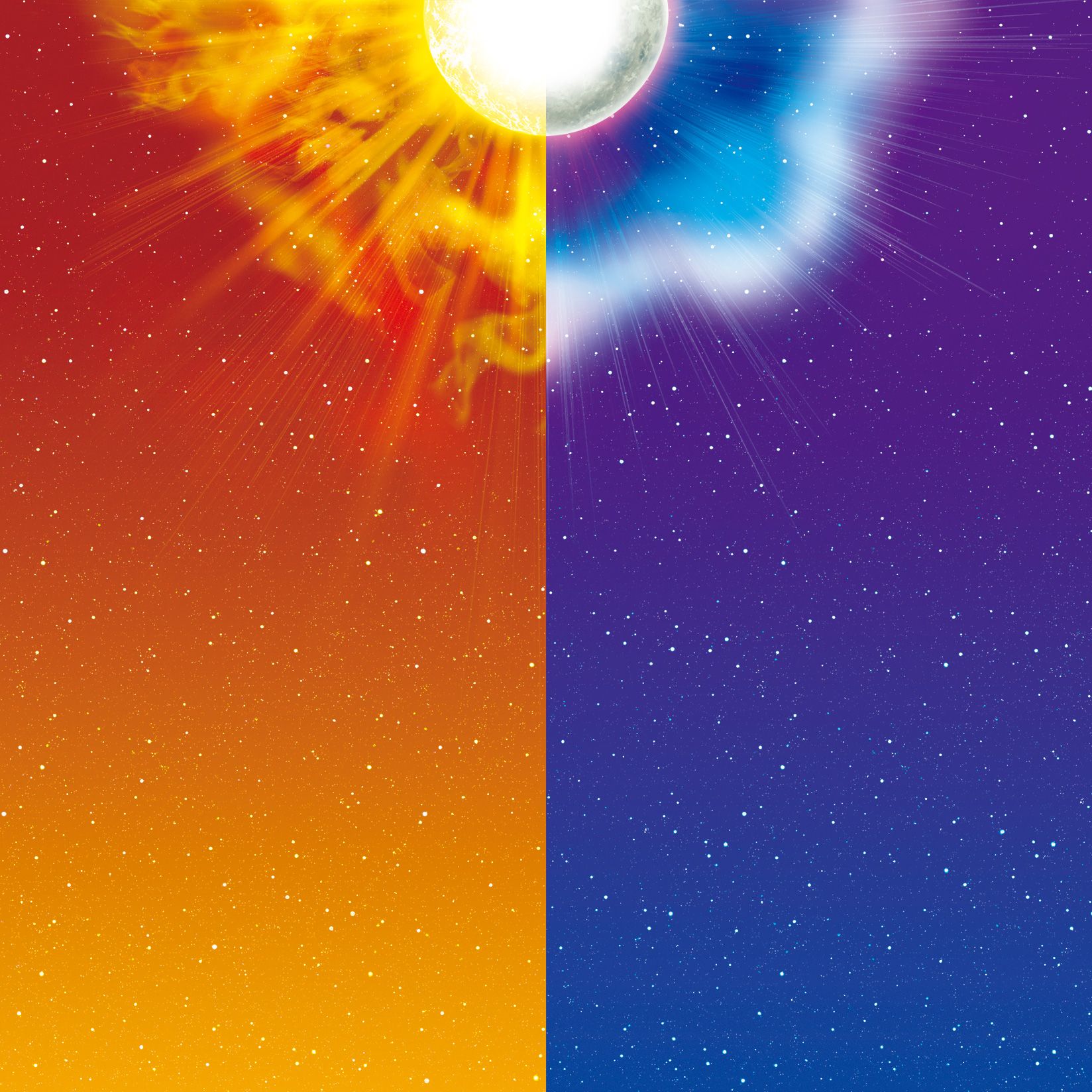 sun and moon backgrounds