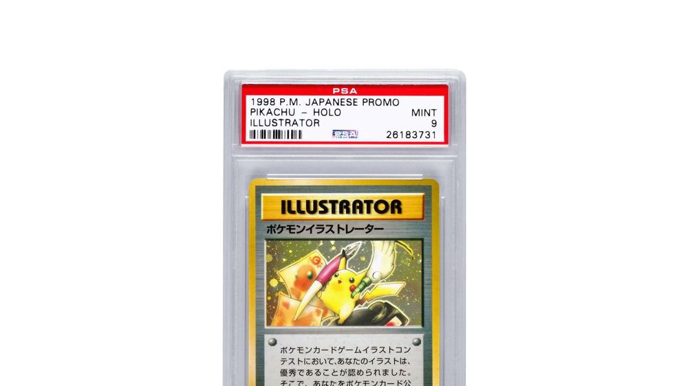 Pikachu Illustrator Pokémon Card PSA 9 Sold on Auction For $195,000, PokeGuardian