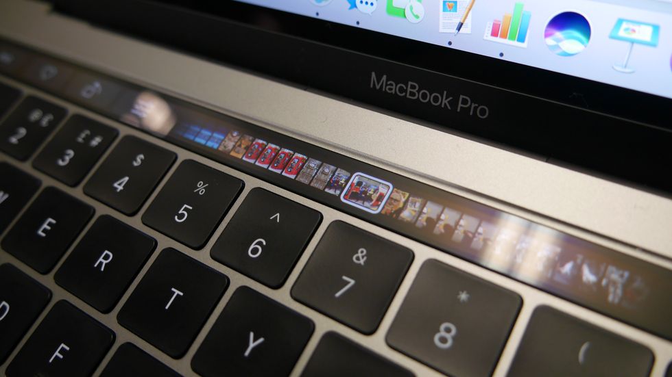 MacBook Pro Touch Bar features