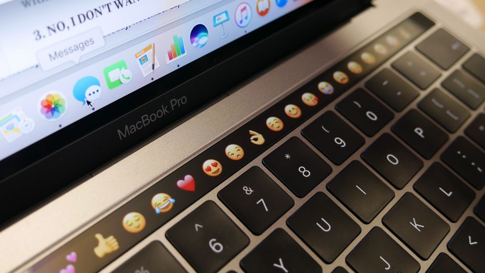MacBook Pro Touch Bar features