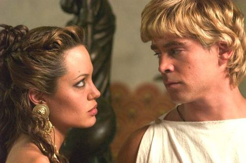 Colin Farrell and Angelina Jolie in Alexander