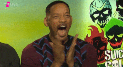 Will Smith excited [GIF]