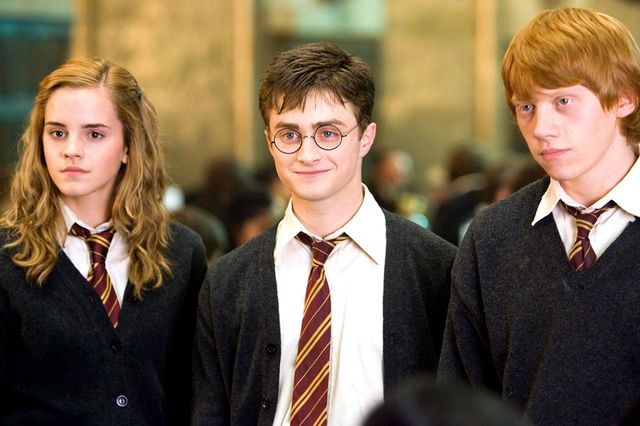 harry potter hermione, harry and ron