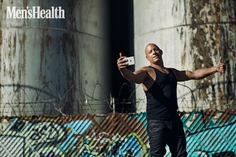 Vin Diesel, January-February Men's Health magazine, 2017