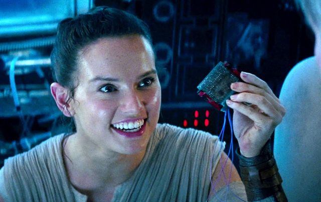 Daisy Ridley as Rey in Star Wars: The Force Awakens