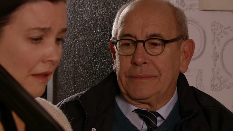 mary taylor confides in norris cole in coronation street