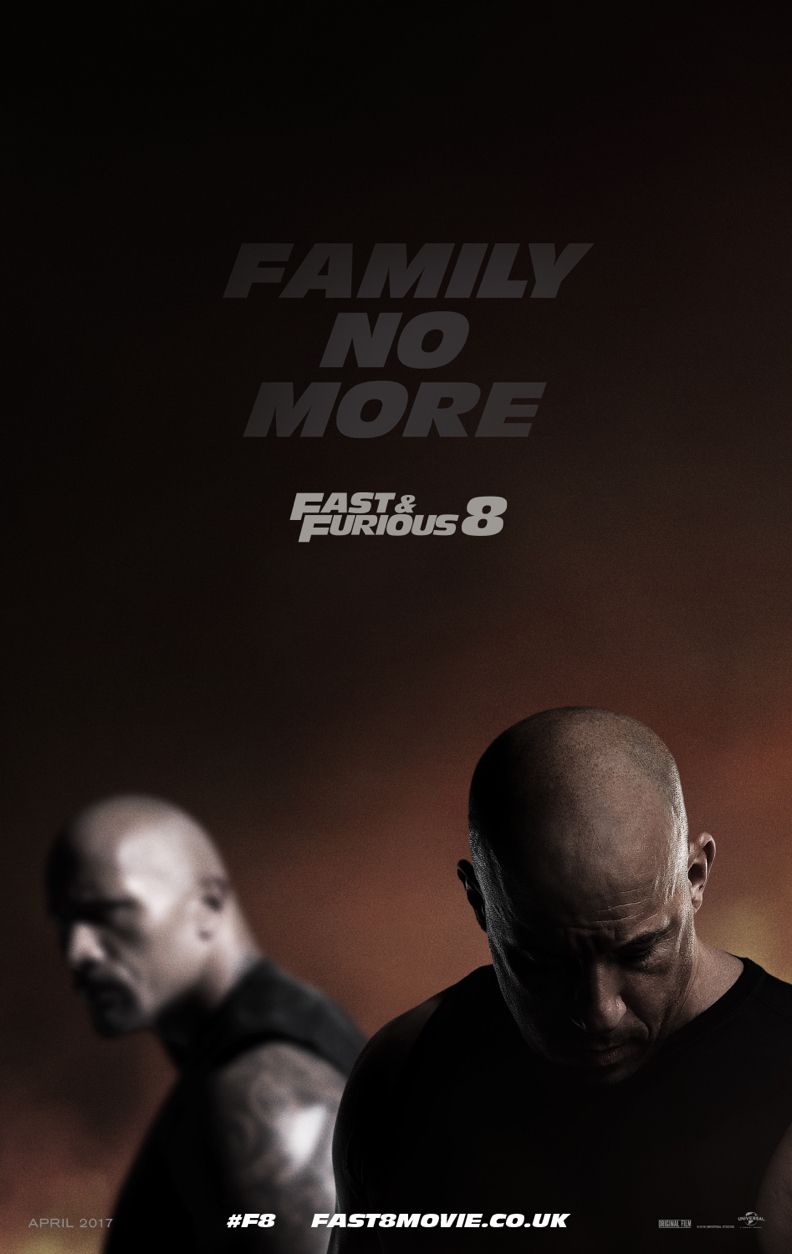 Fast & Furious 8 one sheet poster