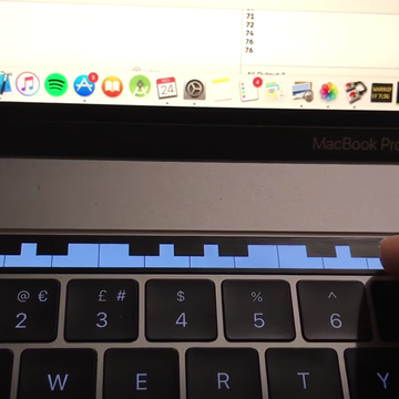 Touch Bar Piano MacBook Pro