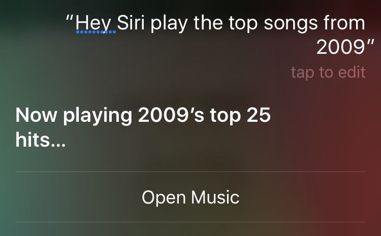 Siri finding music