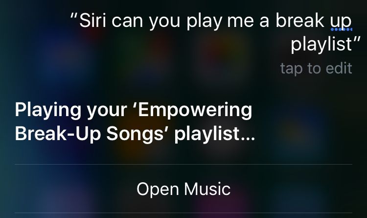 Siri finding music