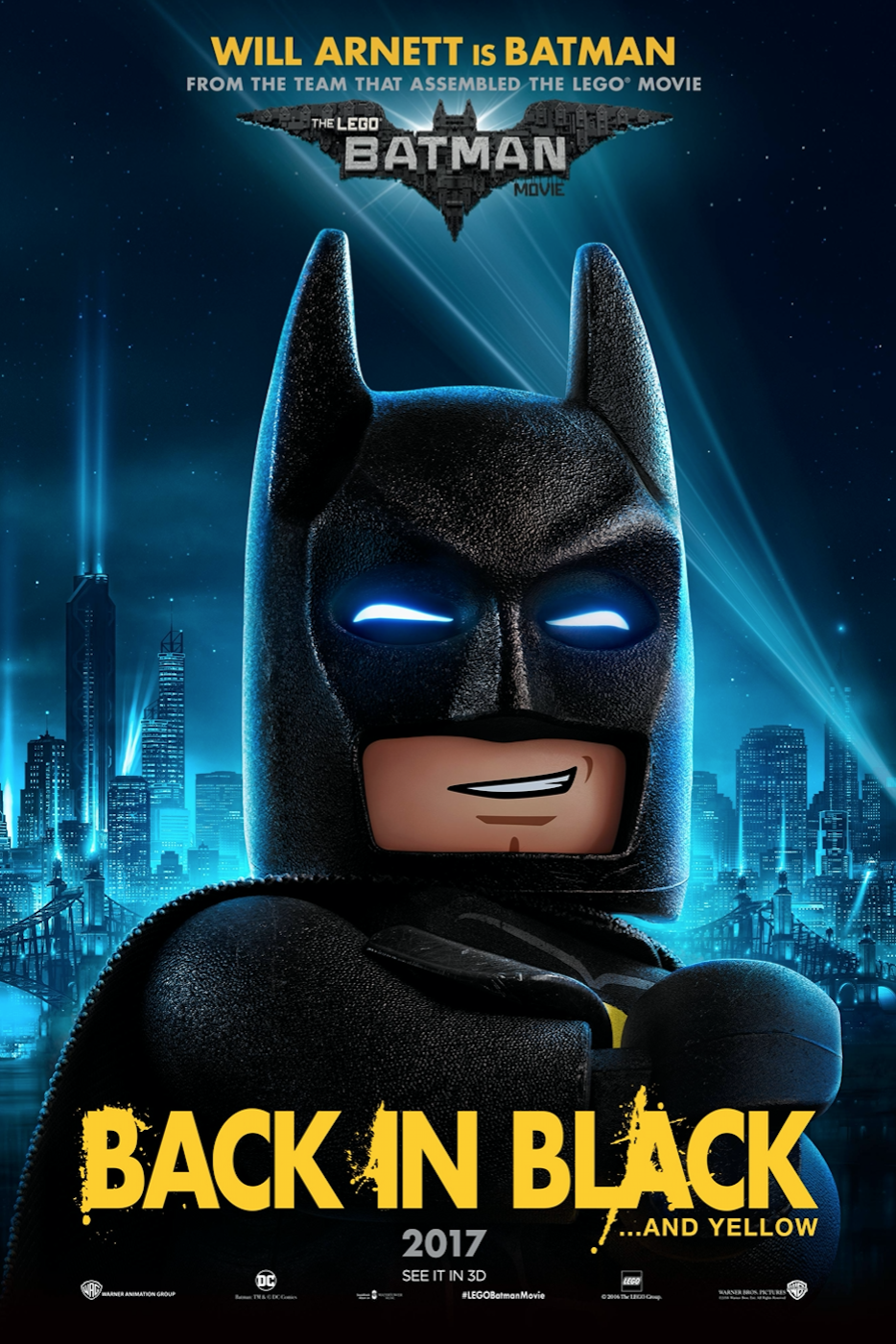 The Batman poster gets a LEGO makeover