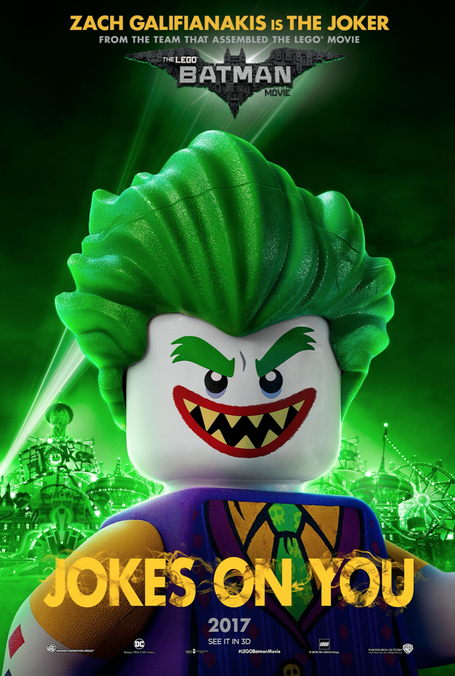 Zach Galifianakis Cast as Joker in LEGO Batman