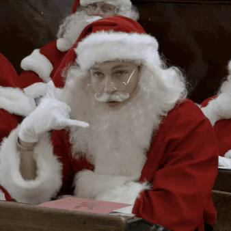 Joey Essex flirted with an elf while dressed as Santa Joey Essex flirted with an elf while dressed as Santa