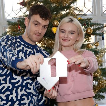 Clean Bandit with their Xmas No.1
