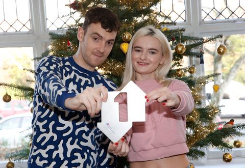 Clean Bandit with their Xmas No.1