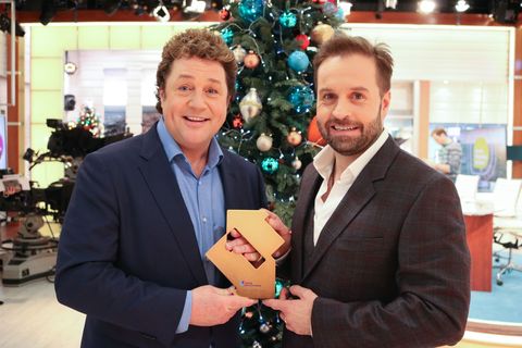 Michael Ball and Alfie Boe with their Xmas No.1