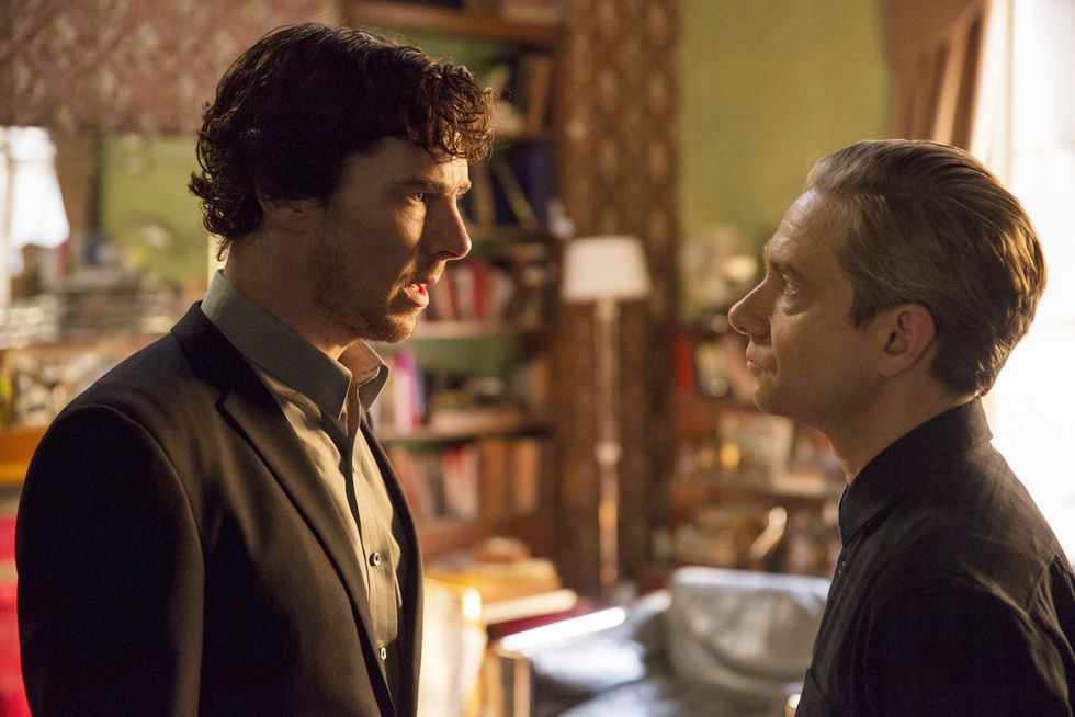 Sherlock and John in 'Sherlock' s04e02