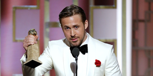 ryan gosling wins at golden globe awards 2017