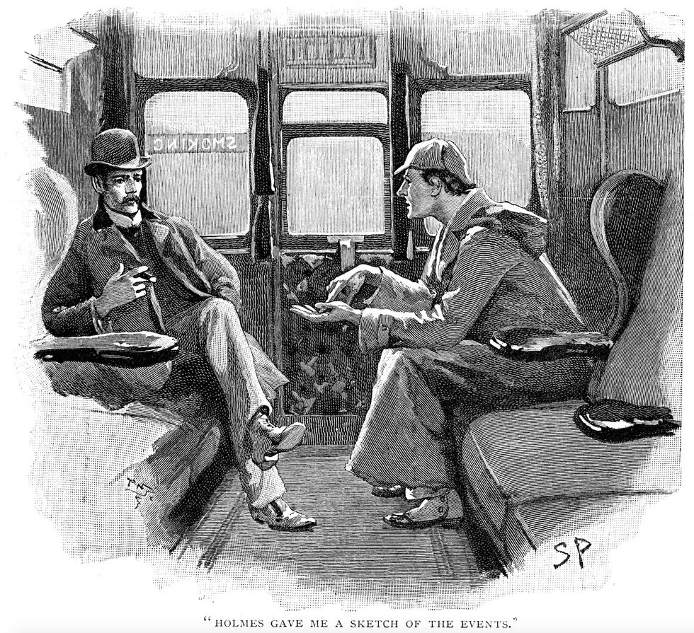 Sherlock Holmes illustration by Sidney Paget