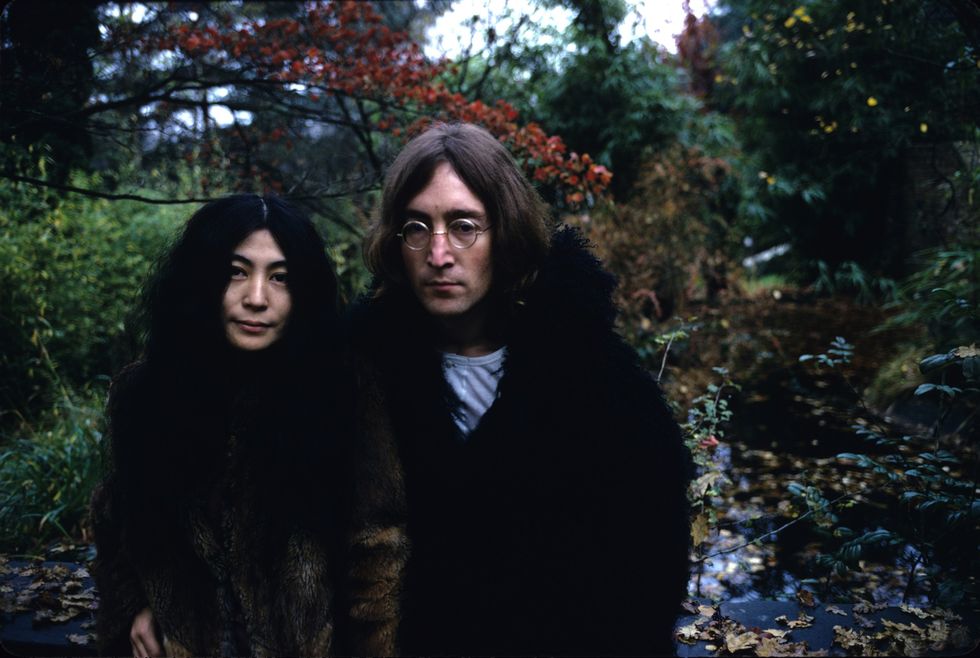 Yoko Ono y John Lennon