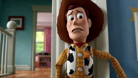 Tom Hanks voices Woody in Toy Story 3