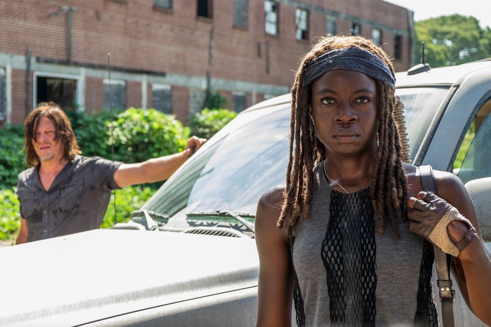 Daryl and Michonne in 'The Walking Dead' s07e09