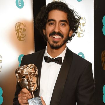 dev patel at the bafta film awards afterparty