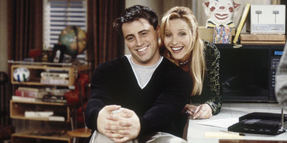 Joey and Phoebe in 'Friends'