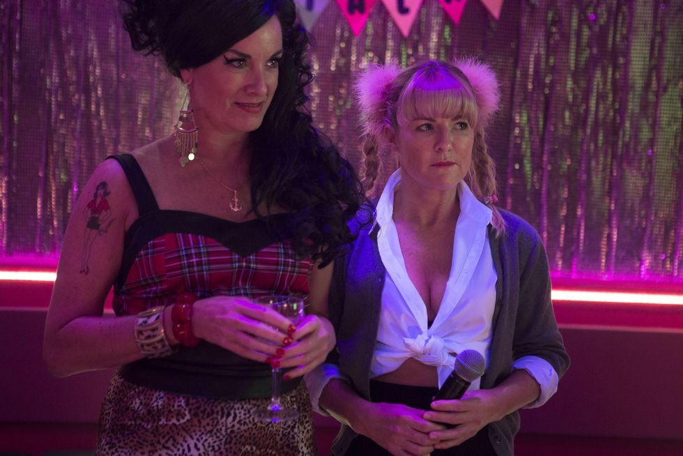 Tamzin Outhwaite and Sarah Hadland in 'Inside no. 9'