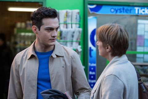 Preston Cooper talks to Michelle Fowler about the call from his mum in EastEnders