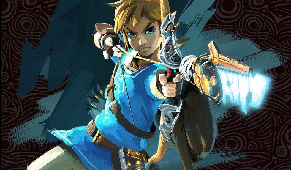 Illustration de Legend of Zelda Breath of the Wild pour Nintendo Switch et Wii U