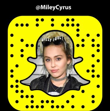 Miley snapchat composite mock-up